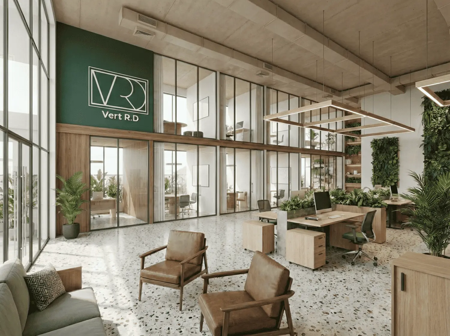 Zoom sur un projet d'agencement d'une zone de travail chill