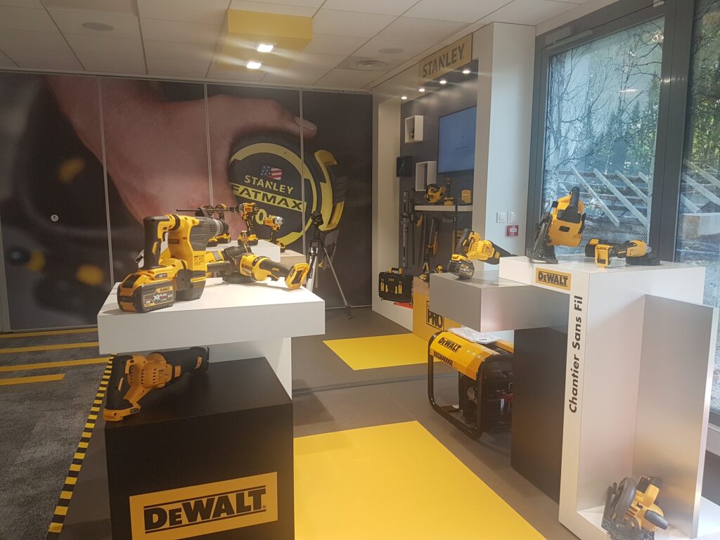 Zon DeWalt du showroom SDBINC