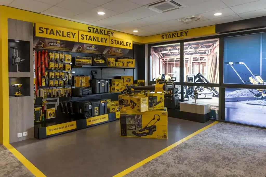Aménagement du shop room Stanley